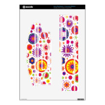 Hippy Rainbow Flowers Skin For The PS3 Console