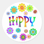 HIPPY ROUND STICKERS