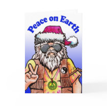 Hippy Santa cards