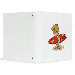 Hippy Surfer 3 Ring Binder