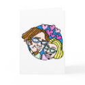 Hippy Valentine card