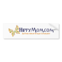 HippyMom Bumper Sticker Deluxe! bumper stickers