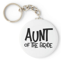 Hipster Aunt of the Bride keychains