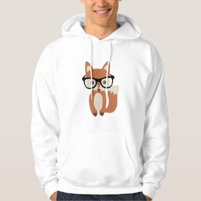 Hipster Baby Fox w/Glasses Sweatshirt