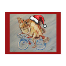 Hipster BoarFish For X-Mas Postcards