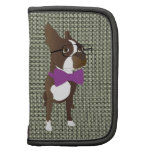 Hipster Boston Terrier Organizer