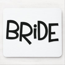 Hipster Bride mousepads
