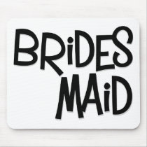 Hipster Bridesmaid mousepads