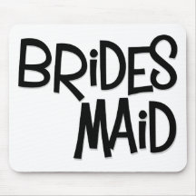 Hipster Bridesmaid Mousepad