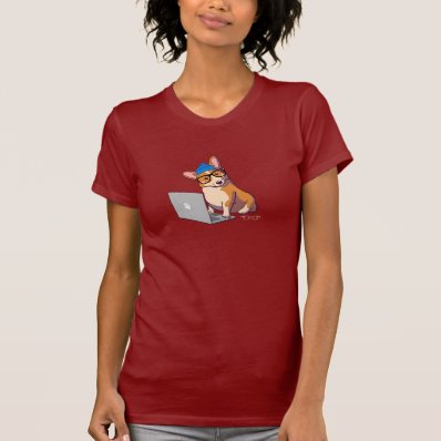 Hipster Corgi 2 T Shirts