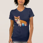 Hipster Corgi T-Shirt (without text) t-shirts