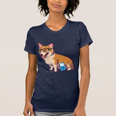 Hipster Corgi T-Shirt (without text)