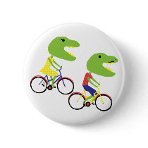 hipster dinos button
