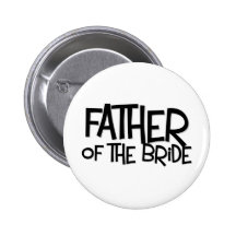 Hipster Father Bride Lite T Buttons