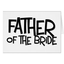 Hipster Father Bride Lite T Greeting Card