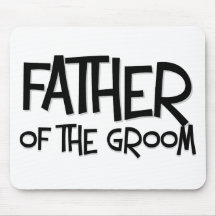 Hipster Father of the Groom Mousepads