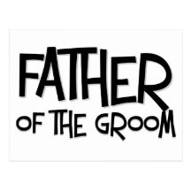 Hipster Father of the Groom Postcards