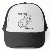 Hipster Fish Trucker Hat