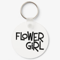 Hipster Flower Girl keychains