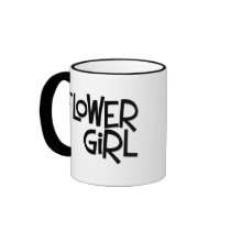 Hipster Flower Girl mugs
