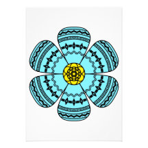 Hipster Flower Invitation