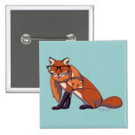 Hipster Fox (without text) buttons