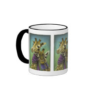 Hipster giraffes mug
