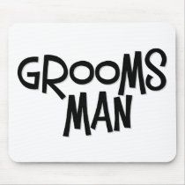 Hipster Groomsman mousepads