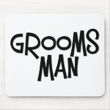 Hipster Groomsman Mousepads