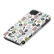 Hipster iPhone 4 Case-Mate Barely There™
