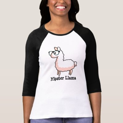 Hipster Llama Shirt