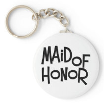 Hipster Maid of Honor keychains