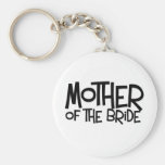 Hipster Mother of the Bride Keychain