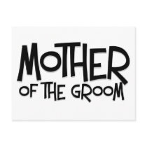 Hipster Mother of the Groom postcards