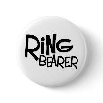 Hipster Ring Bearer buttons