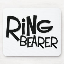 Hipster Ring Bearer mousepads