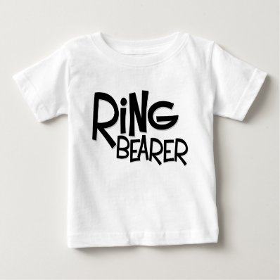 Hipster Ring Bearer T-shirts