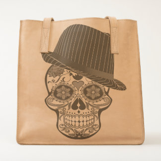 Hipster Skull Horror Tote