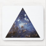 hipster space triangle mousepad