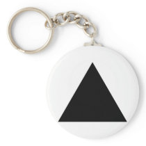 hipster triangle key chain
