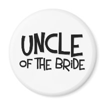 Hipster Uncle of the Bride magnets