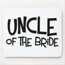 Hipster Uncle of the Bride Mouse Pads