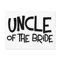 Hipster Uncle of the Bride postcards
