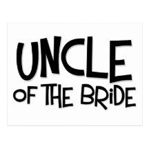 Hipster Uncle of the Bride Postcards