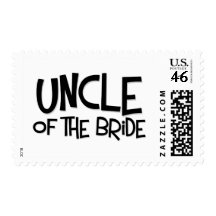 Hipster Uncle of the Bride Stamp