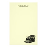 Hipster Vintage Typewriter Notepad stationery