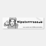 Hipsters Bumper Sticker