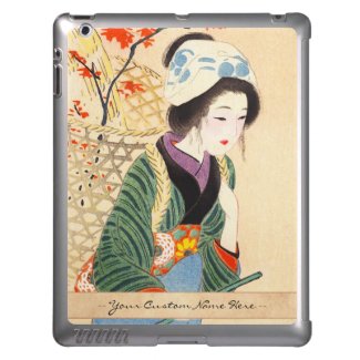 Hirezaki Eiho Beauties of the Twelve Months, Bijin iPad Cover