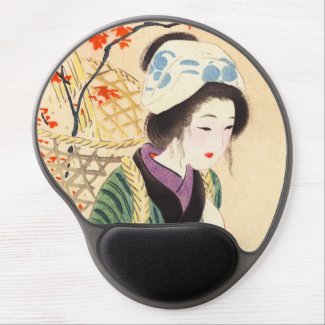 Hirezaki Eiho Beauties of the Twelve Months, Bijin Gel Mouse Pad