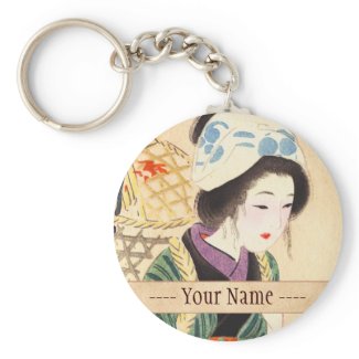 Hirezaki Eiho Beauties of the Twelve Months, Bijin Keychains